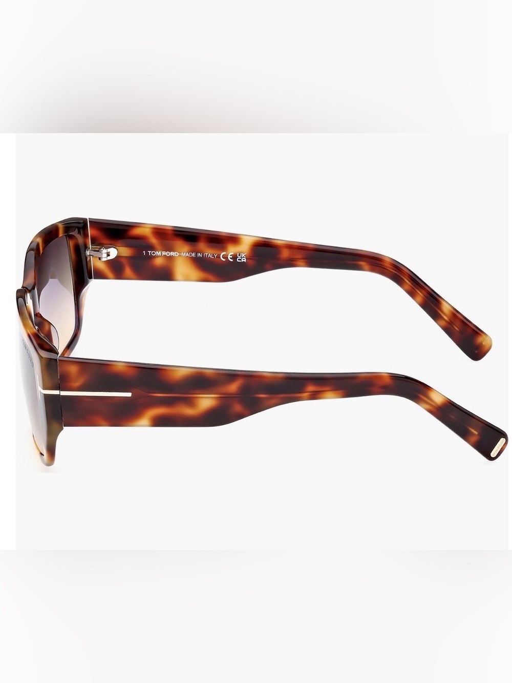 Tom Ford Tortoiseshell Sunglasses with Brown Gradient Lenses - Picture 6 of 6